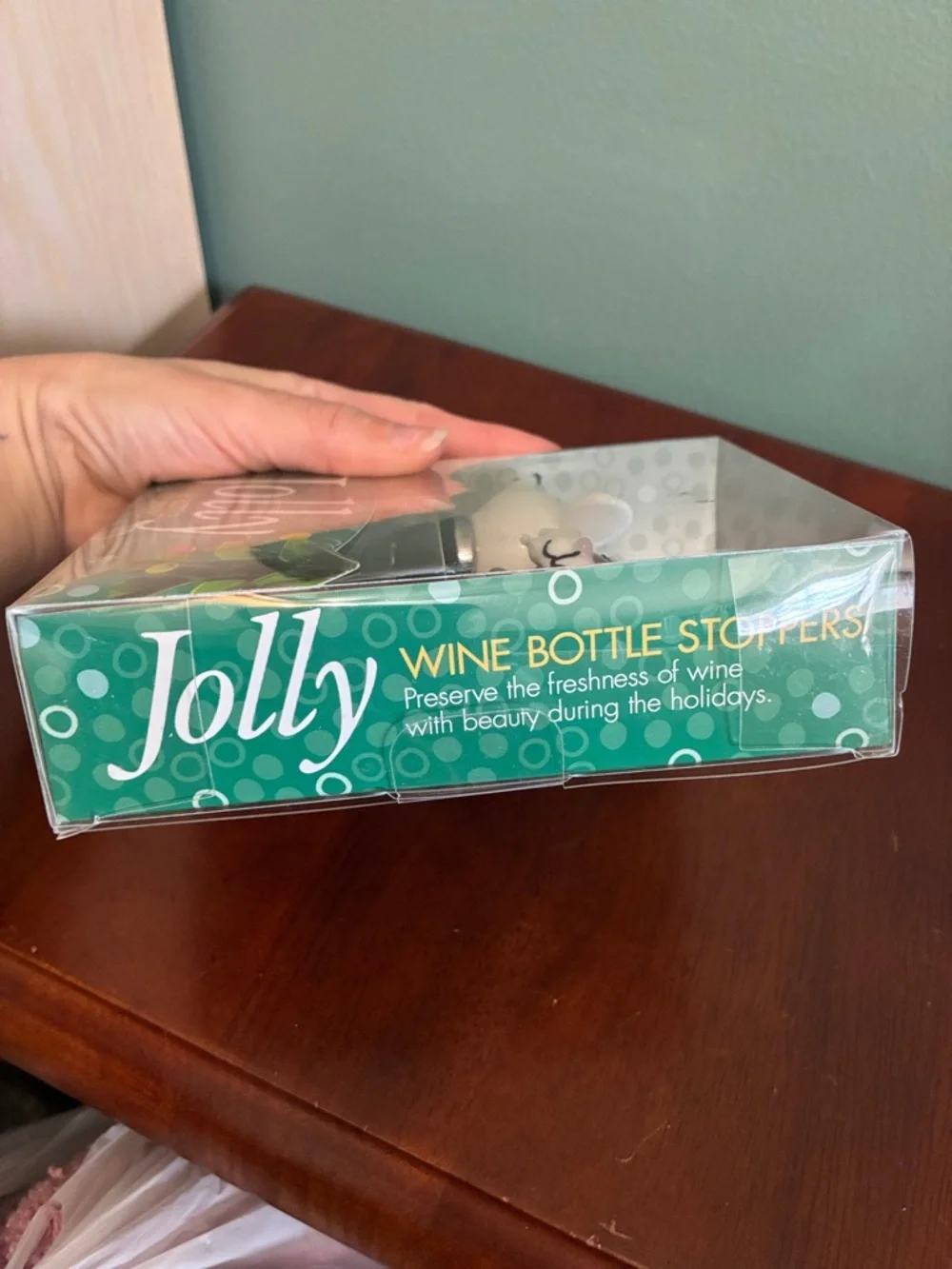 Jolly Mouse and Cat Art Glass Winestoppers NWT Handcrafted Gift